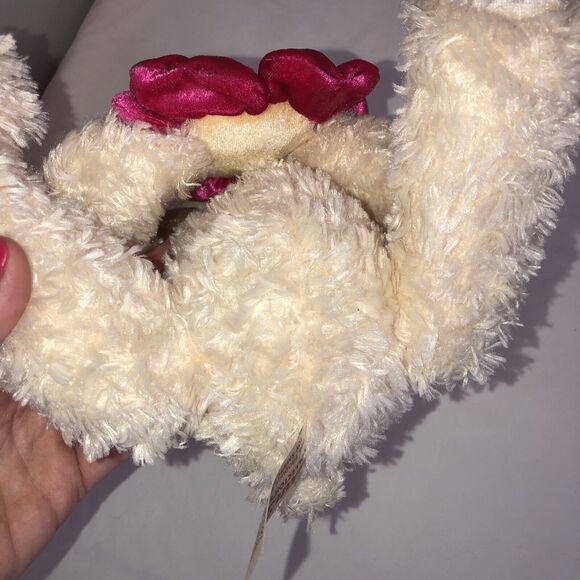 Dan Dee Collectors Choice Teddy Bear Plush 13"Stuffed Animal Girls Rule Flower - Picture 7 of 10